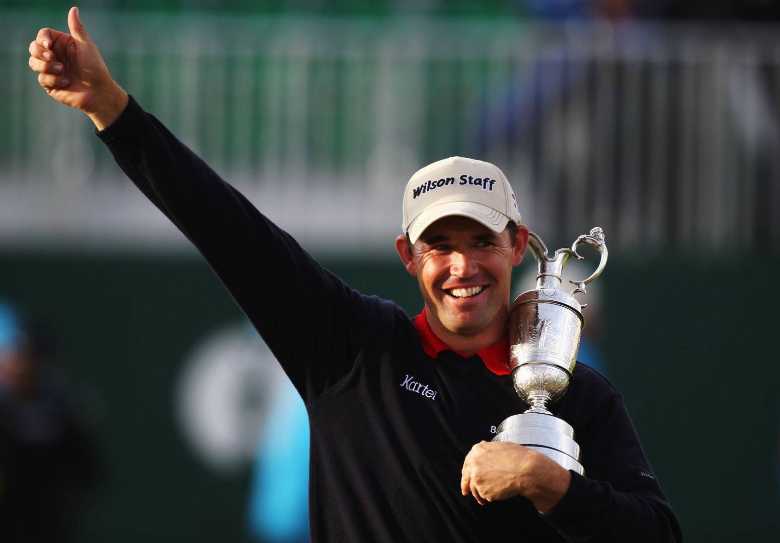 Padraig Harrington Claret Jug 2007